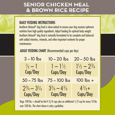 Senior Chicken Meal & Brown Rice Recipe Dry Dog Food, 26-lb bag
