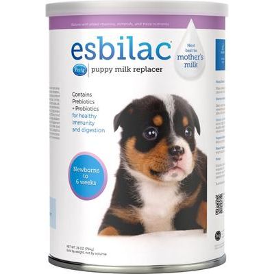 PetAg, Esbilac Puppy Milk Replacer Powder, Prebiotics + Probiotics + Vitamins, 340 g / 794 g / 2.27 kg.