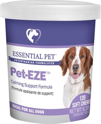 Pet-EZE Calming Soft Chews Supplement for Dogs, 120 count