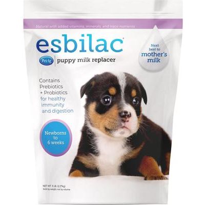 PetAg, Esbilac Puppy Milk Replacer Powder, Prebiotics + Probiotics + Vitamins, 340 g / 794 g / 2.27 kg.