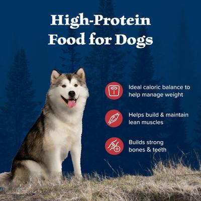 Wilderness Red Meat Rocky Mountain Recipe High-Protein Healthy Weight Adult Dry Dog Food, 22-lb bag