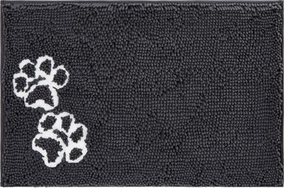 Microfiber Chenille Paw Print Mat, Large