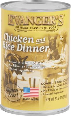 Chicken & Rice Dinner Gluten-Free Wet Dog Food, 20.2-oz can, case of 12