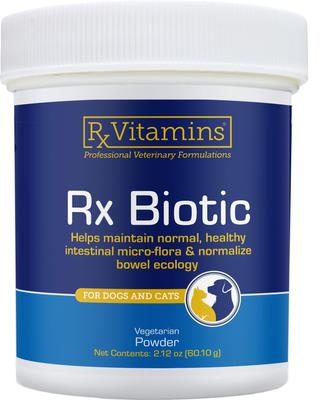 Rx Biotic Powder Digestive Supplement for Cats & Dogs, 2.12-oz bottle