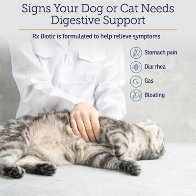 Rx Biotic Powder Digestive Supplement for Cats & Dogs, 2.12-oz bottle
