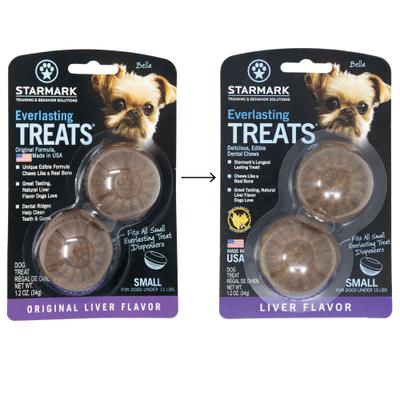 Everlasting Liver Flavored Small Dental Dog Treats, 2 count