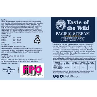 Bundle: Taste of the Wild Pacific Stream Grain-Free Dry + Canned Dog Food