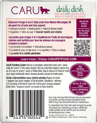 Daily Dish Beef with Chicken Stew Grain-Free Wet Dog Food, 12-oz, case of 12