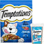 Bundle: Temptations Tuna & Chicken Dry Food + Classic Tuna Soft & Crunchy Cat Treats