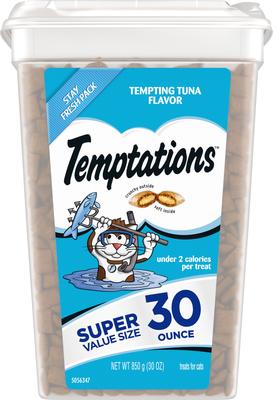 Bundle: Temptations Tuna & Chicken Dry Food + Classic Tuna Soft & Crunchy Cat Treats