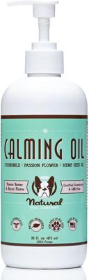 Calming Hemp Oil Peanut Butter & Bacon Flavored Supplement for Dogs, 16-fl oz bottle