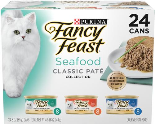 Poultry & Beef Classic Pate Variety Pack Canned Cat Food, 3-oz, case of 24