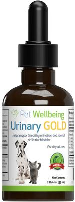 Urinary Gold Liquid Urinary Tract Supplement for Dogs, 2-oz bottle