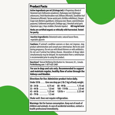 Urinary Gold Liquid Urinary Tract Supplement for Dogs, 2-oz bottle