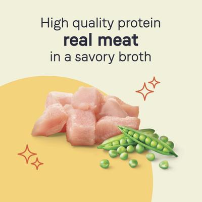 PURE Petite All Stages Small Breed Terrine Style Dinner with Chicken & Peas Wet Dog Food Trays, 3.5-oz, case of 12