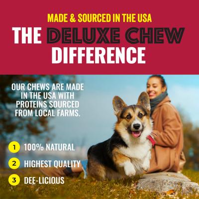 Deluxe Hide-Free Long-Lasting 7" Lamb Recipe Dog Chew