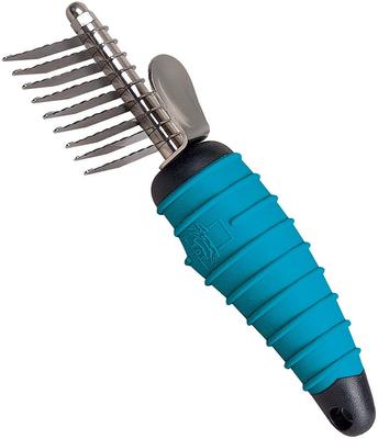 Ergonomic Dog & Cat Dematting Comb, 9 blade