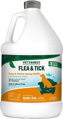 Flea & Tick Dog & Home Cotton Spice Scent Natural Refill Spray for Dogs, 96-fl oz bottle