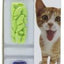Fundas para uñas de gato, extra pequeñas, verde primavera con purpurina y ultravioleta