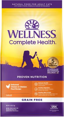 Complete Health Chicken & Deboned Chicken Grain-Free Senior Dry Cat Food, 5.5-lb bag