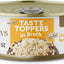 Taste Toppers - Alimento húmedo natural para perros con pechuga de pollo, salmón y verduras en caldo, bolsa de 5.5 oz, caja de 12