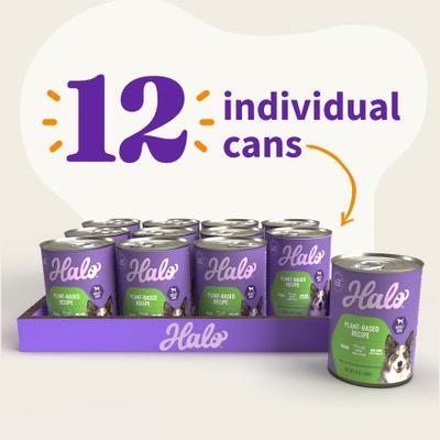 Holistic Garden of Vegan Recipe Adult Canned Dog Food, 13-oz, case of 12