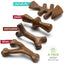 Bundle: Virbac C.E.T. VeggieDent Fr3sh Tartar Control Dog Chews + Benebone Multipack Durable Chew Toy