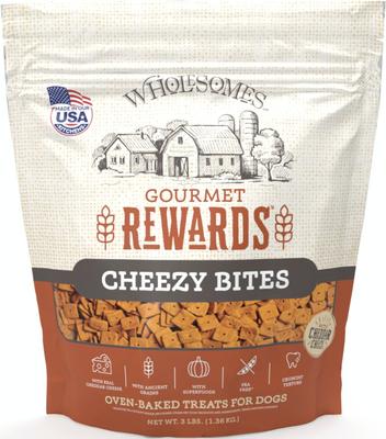 Bundle: Wholesomes Rewards Smoky Bites Biscuit + Rewards Cheezy Bites Biscuit Dog Treats