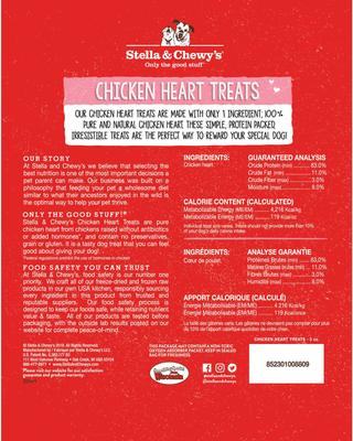 Bundle: Stella & Chewy's Chicken Breast + Chicken Hearts Freeze-Dried Dog Treats