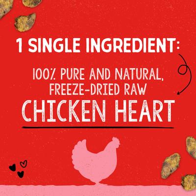 Bundle: Stella & Chewy's Chicken Breast + Chicken Hearts Freeze-Dried Dog Treats