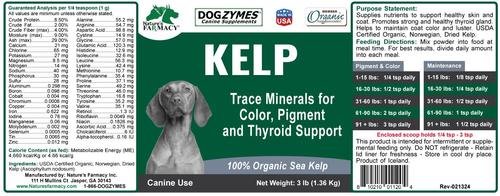 Dogzymes Norwegian Kelp Dog Supplement, 3-lb jar