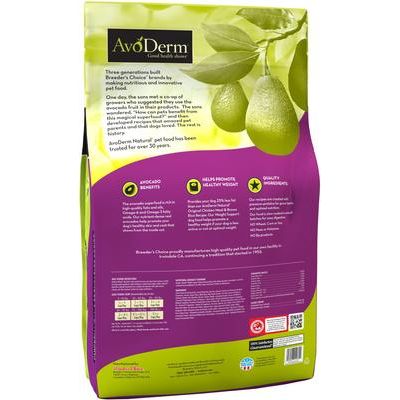 Alimento seco para perros con receta de harina de pollo y arroz integral para apoyar el peso, bolsa de 28 lb