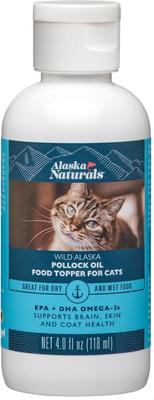 Wild Alaskan Pollock Oil Natural Cat Supplement, 4-fl oz bottle