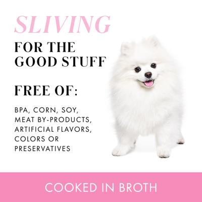 Variety Pack Non-GMO Chicken Dinner Shredded Wet Dog Food, 2.75-oz cup, case of 10