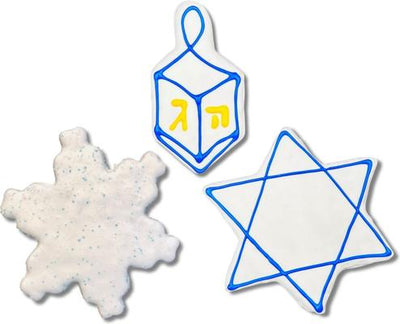 Galletas crujientes surtidas de mantequilla de maní y miel para perros Hanukkah, 18 unidades
