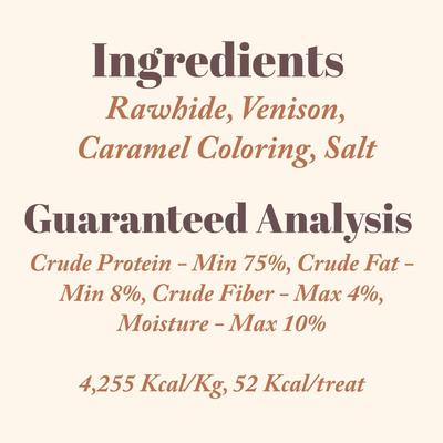 Chew! Premium Crunchy Venison Recipe Grain-Free Dog Treats, 4.5-oz bag