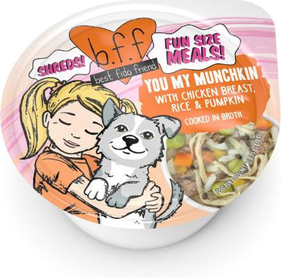 Best Fido Friend Fun Size Meals You My Munchkin Wet Dog Food, 2.75-oz cup, case of 12