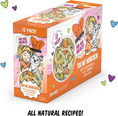 Best Fido Friend Fun Size Meals You My Munchkin Wet Dog Food, 2.75-oz cup, case of 12