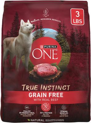 Natural True Instinct Grain-Free with Real Beef Dry Dog Food, 6-lb bag