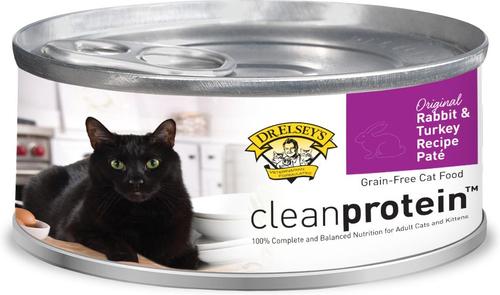 cleanprotein Rabbit & Turkey Recipe Wet Cat Food, 2.75-oz can, case of 24