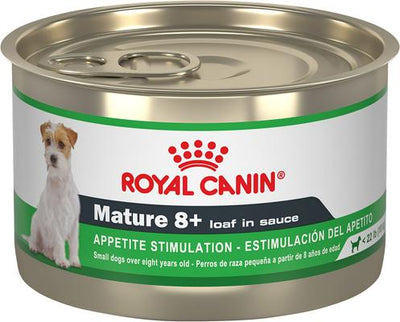 Canine Health Nutrition Mature 8+ Loaf In Sauce Wet Dog Food, 5.2-oz can, case of 24