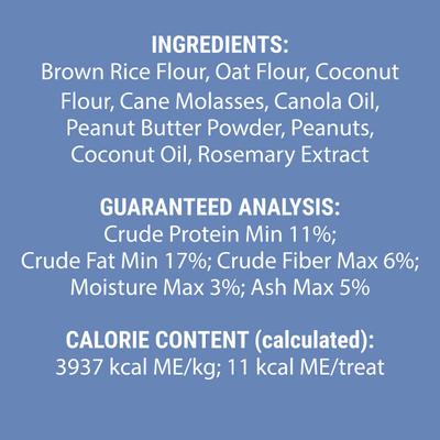 Grain-Free Peanut Butter Cookies Crunchy Dog Treats, 14-oz bag