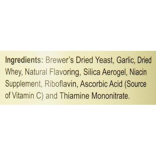 NaturVet, Brewers Dried Yeast with Vitamins Powder, levadura de cerveza en polvo con vitaminas B y C para perros y gatos, sabor ajo, 454 g / 1.81 kg