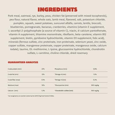 Farmstead Feast Adult Dry Dog Food, 5-lb bag