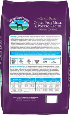 Grain-Free Ocean Fish Meal & Potato Recipe Dry Dog Food, 26-lb bag