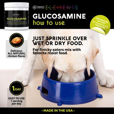 Glucosamine Chicken Flavored Dog & Cat Supplement, 6-oz jar