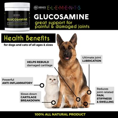 Glucosamine Chicken Flavored Dog & Cat Supplement, 6-oz jar