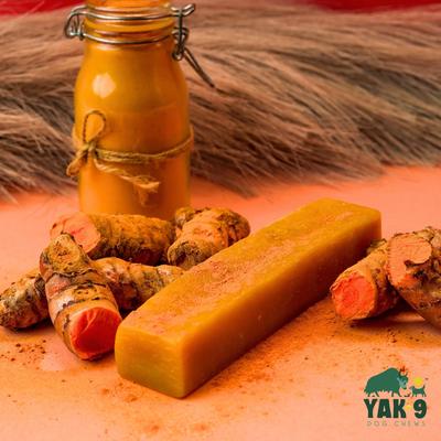 Turmeric Yak Chew Dog Treats, 4 count, Small