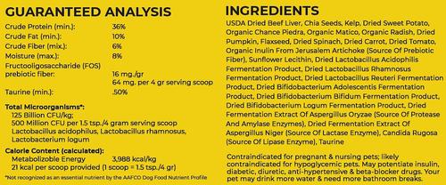 Holistic Super Food Broth Stone Breaker Support Beef Flavor Concentrate Powder Dog & Cat Supplement, 4.5-oz bag