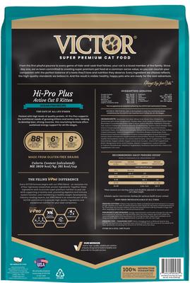 Hi-Pro Plus Active Cat & Kitten Ocean Fish Recipe High Protein Dry Cat Food, 15-lb bag